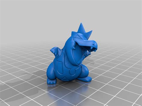 Free Stl File Totodile Croconaw Feraligatr Mm True Scale Pokemon