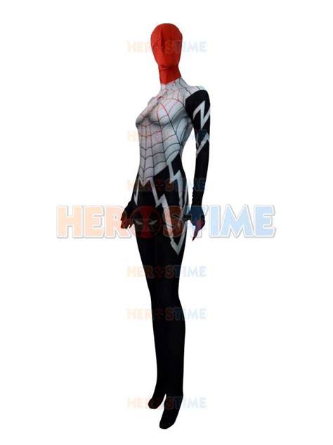 2015 Hot Sale Silk Spider Suit Silk Cindy Moon Spiderman Costume Female