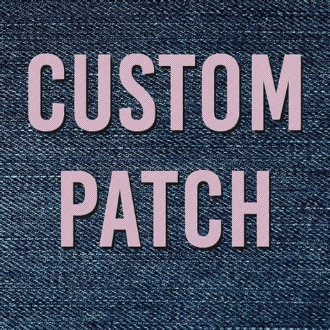custom  patch etsy