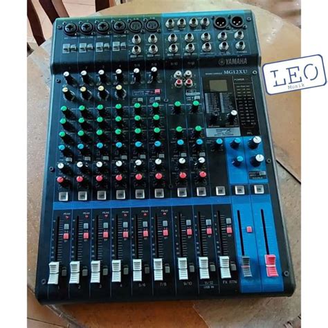 Jual MIXER YAMAHA MG12XU MG 12 XU MIXING CONSOLE 12 CHANNEL YAMAHA MG12