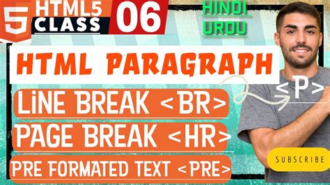 Html Paragraph Html Line Break Horizontal Rules And Pre Tag