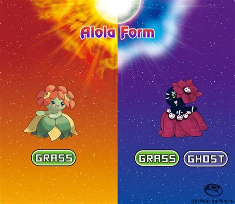 Bellossom Alola Form By Noirsov Pokemon Alola Pokemon Breeds Pokemon