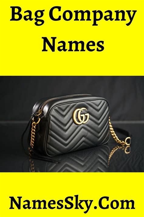 Bag Company Names Idea Best Names For Bag Brand In Bag Names