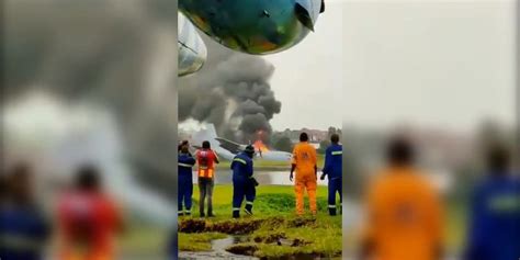 Military plane crash lands in Congo | indy100