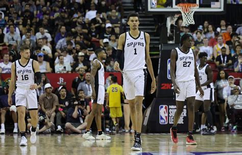 Nba Débuts Poussifs Pour Wembanyama En Summer League Malgré La Victoire