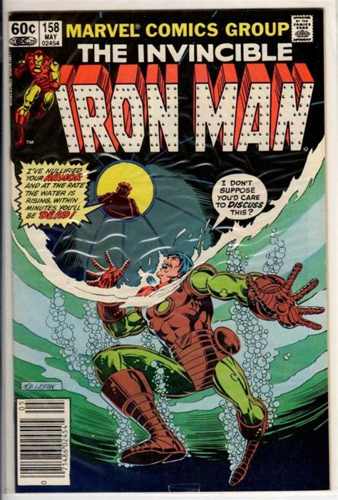 Iron Man 158 Newsstand Edition 1982 6 5 Fn Comic Books Bronze