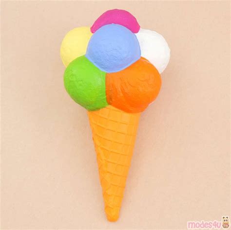 Jumbo Colorful Ice Cream Food Squishy Food Squishy Squishies