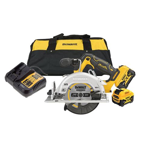 DeWalt DCS512P2 12v XR 140mm Cordless Brushless Circular Saw Inc 2x 5