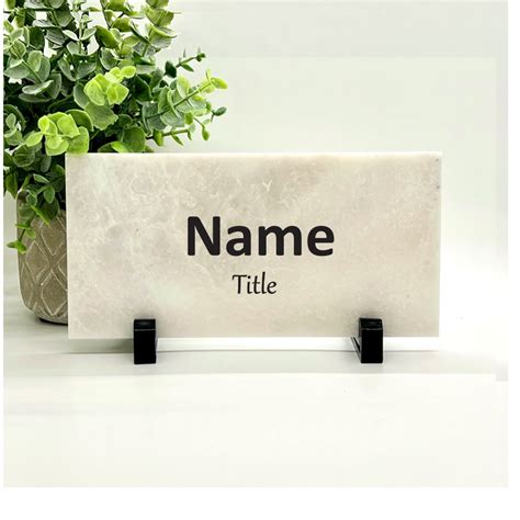 Personalized Marble Desk Name Plate – Florida-Funshine