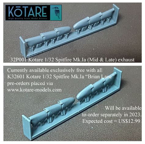 Pre Order Kotare S Spitfire Mk Ia Brian Lane Hobbyzero