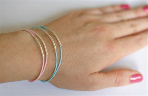 Curved Bead Cord Bracelet · How To Braid A Braided Bead Bracelet