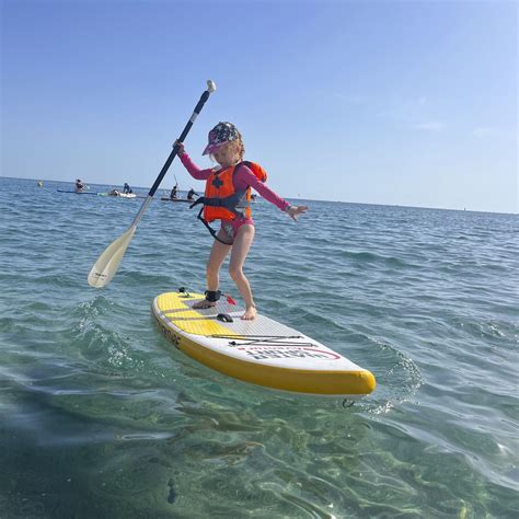 Aufblasbares Stand Up Paddleboard YELLOW 7 5 Watersport Concept