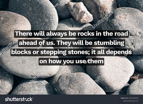 Inspirational Life Quote On Blurry Background Stock Photo