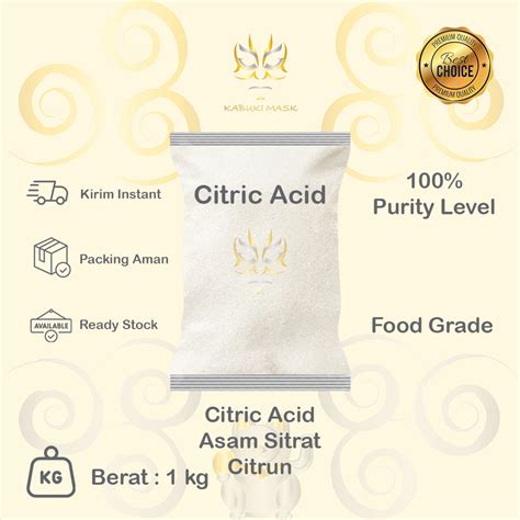 Jual Citric Acid Kg Asam Sitrat Kg Citrun Kg Sitrun Kg