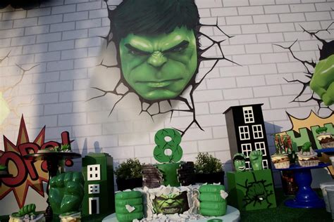 Hulk Birthday Party Ideas | Photo 1 of 21 | Catch My Party