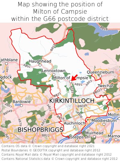 Where Is Milton Of Campsie Milton Of Campsie On A Map