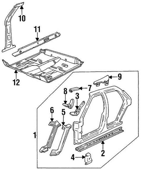 Exploring The Intricate Pontiac Bonneville Gm Parts Diagram From 1999