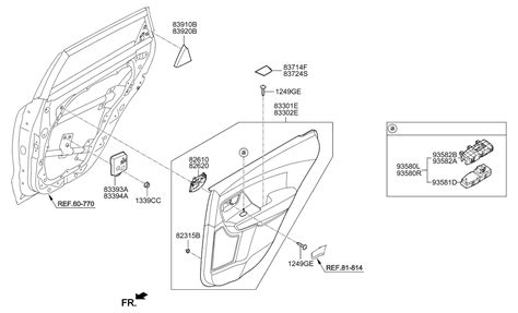 G Drr Genuine Kia Panel Assembly Rear Door