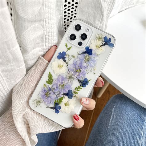 Dried Purple Flowers Case FinishifyStore