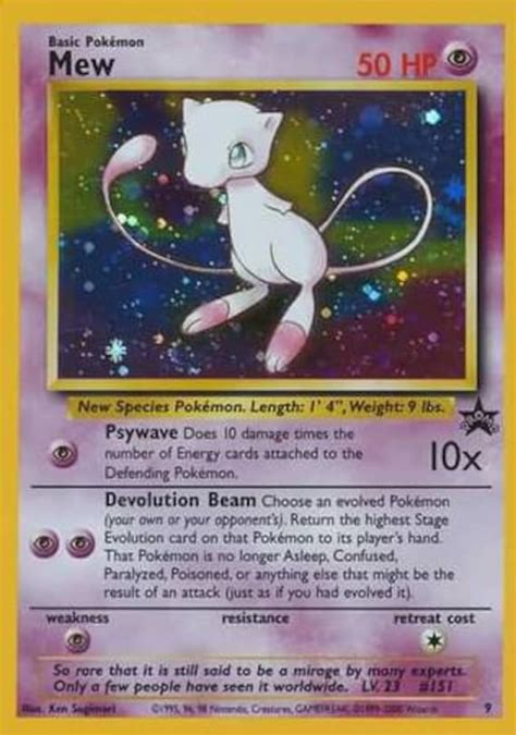 Mew Pokemon Card