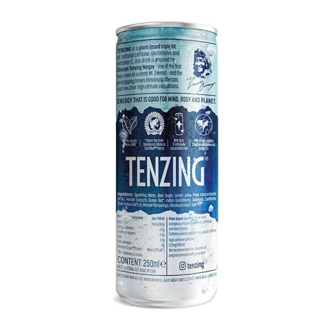 Tenzing - Natural Energy Drink (250ml) - The Vegan Kind