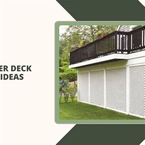 Top 36 Under Deck Enclosure Ideas