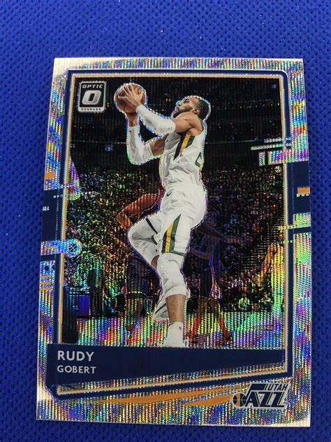 Rudy Gobert Panini Donruss Optic Basketball Silver Wave