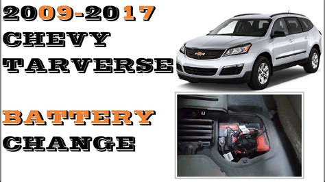 Chevy Traverse Battery Location Demaxde