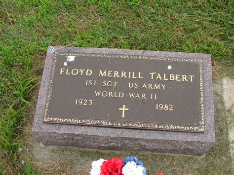 1sgt Floyd Tab Talbert 1923 1982 Find A Grave Memorial