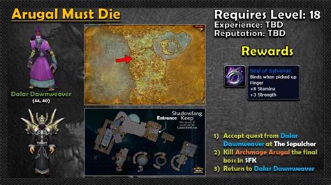 Wow Classic Shadowfang Keep Location Quests Bosses Rewards