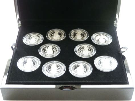 Queens Beasts Silver Proof Coin Set Box Coa