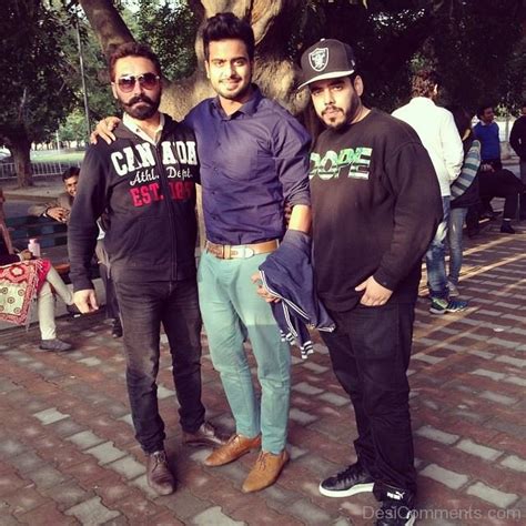 Mankirt Aulakh In Navy Blue Shirt Desi Comments