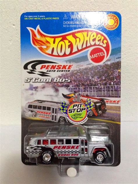 Hot Wheels S Cool Bus Cinza Penske Auto Center