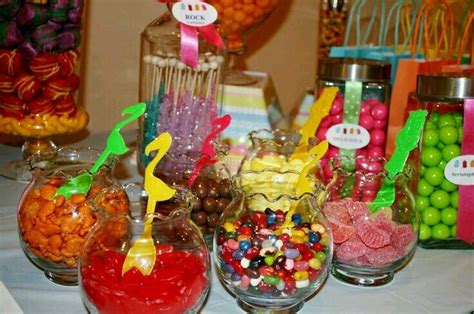 Candy Bar Luau Birthday Party Luau Party Hawaiian Luau Party