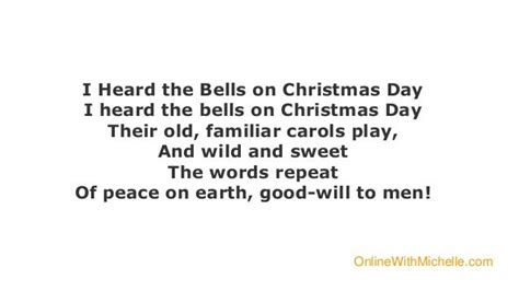 I heard the bells on christmas day | Background Story Including Lyrics