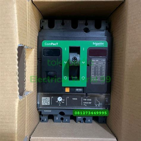 Jual SCHNEIDER MCCB BREAKER NSX100F 3P 100A 16A 36KA NEW GENERATION