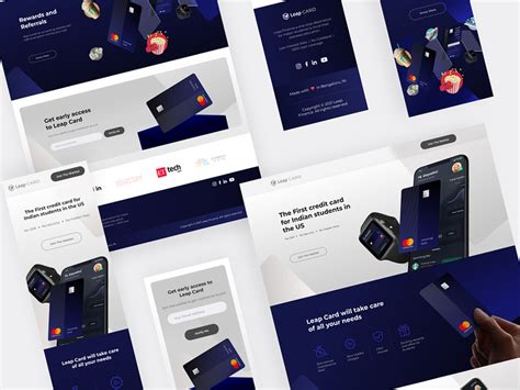 Leap Card - Homepage by Rijo Varghese on Dribbble