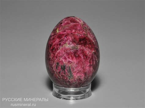 Эвдиалит (яйцо) 4,9х3,5см купить за 4500 руб.