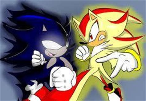 Dark Sonic VS Super Shadow - super hedgehogs,dark hedgehogs,and hyper ...