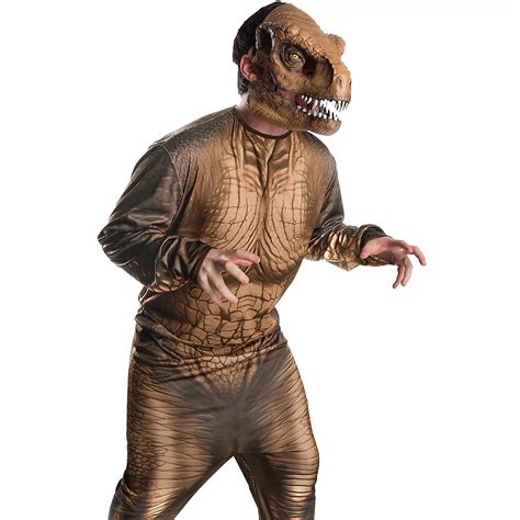 Adult T Rex Mask With Moving Mouth Jurassic World Fallen Kingdom Party City