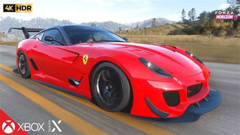 Comprei A Ferrari 599xx Evolution No Forzathon Bora Testar Forza Horizon 5 Seriesx 4k