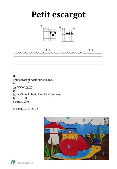 Comptines Et Chansons Pour Enfants Tablature Accords Guitare Artofit