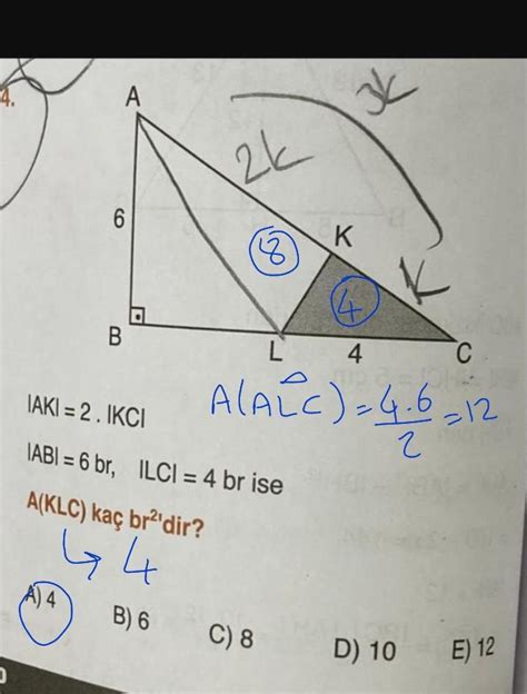 Geometri Sorusu A Klayabilir Misiniz L Tfen Eodev