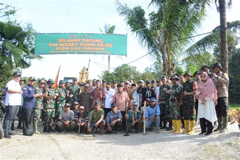 Tim Wasev Mabes Tni Apresiasi Tmmd Ke Di Nagari Anduriang Padang