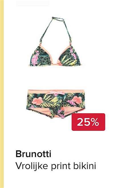 Brunotti Vrolijke Print Bikini 25 Korting Aanbieding Bij V D 1Folders Nl