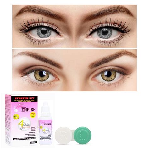 Buy Choice Empire Monthly Color Contact Lenses Zero Power Combo Pack Of