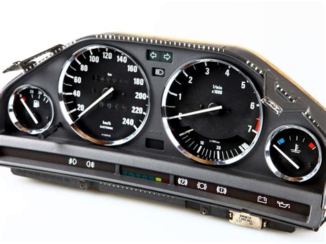 Chrome Cluster Dashboard Dial Gauge Rings For Bmw E30 M3 Evo 1982 1994