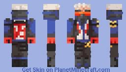 Soldier: 76 Minecraft Skin