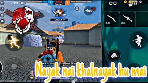 Nayak Nai Khalnayak Hu Mai Song😈 Free Fire Custom Gameplay🎮🔥 Ffshorts