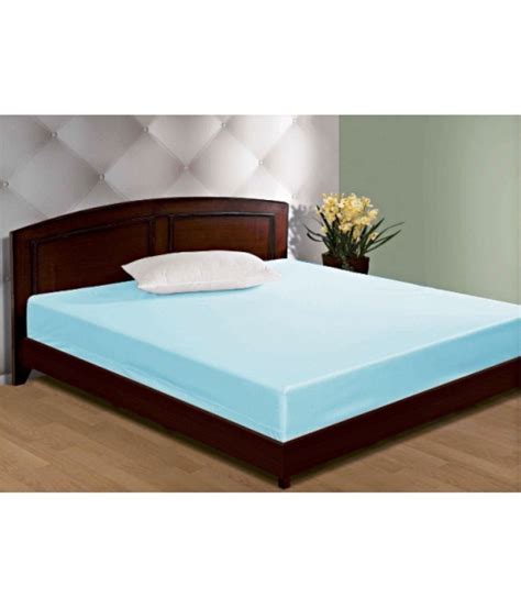 Gd Sky Blue Others Mattress Cover Buy Gd Sky Blue Others Mattress